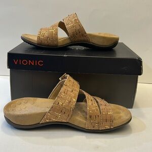 Bionic Rest Skylar Gold Cork slide size 5